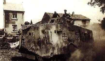 A7V坦克 一战成名的nb武器