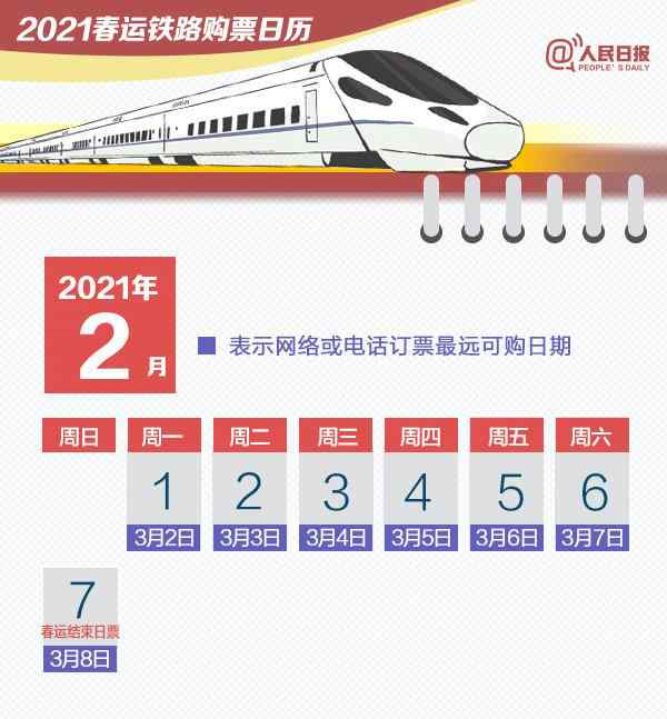 超实用2021春运购票日历来了 收藏！ 目前是什么情况？