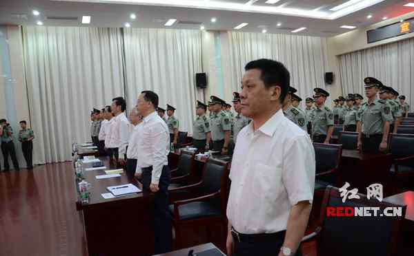 杨亲鹏 湖南陆军预备役步兵师举行预任军官任命大会