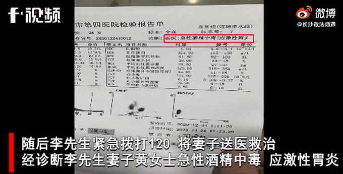 妻子下班后被要求应酬男客户 醉得不省人事还抽搐吐血 丈夫气到崩溃