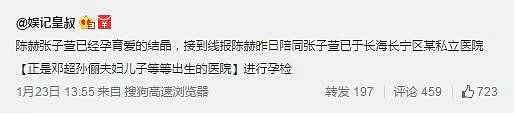 张子萱怀孕 陈赫张子萱能结婚吗 张子萱怀孕是真的吗