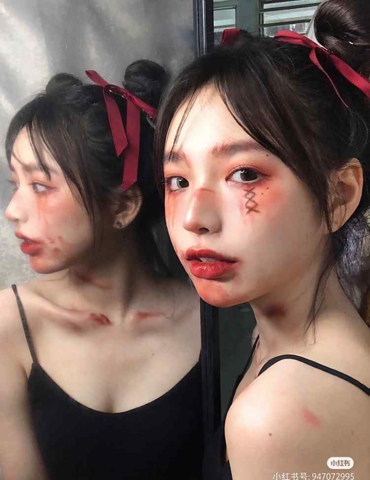 万圣节妆 万圣节马上要到了，万圣节妆容get到了吗