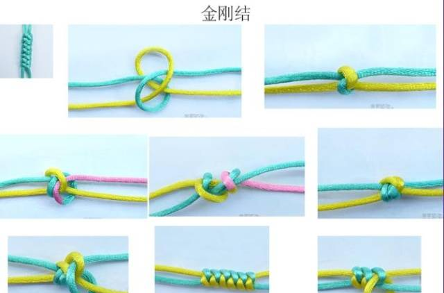 史上最全的手绳手链基本编法！