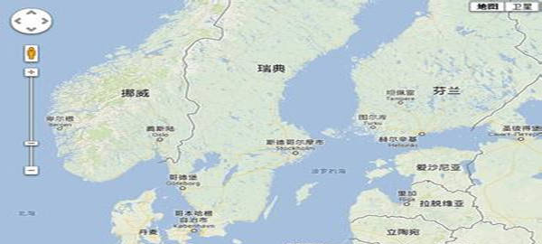 北欧旅游地图  去北欧旅游必看