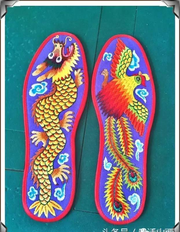 令人惊艳的手工绣花鞋垫，真是高手在民间哇！