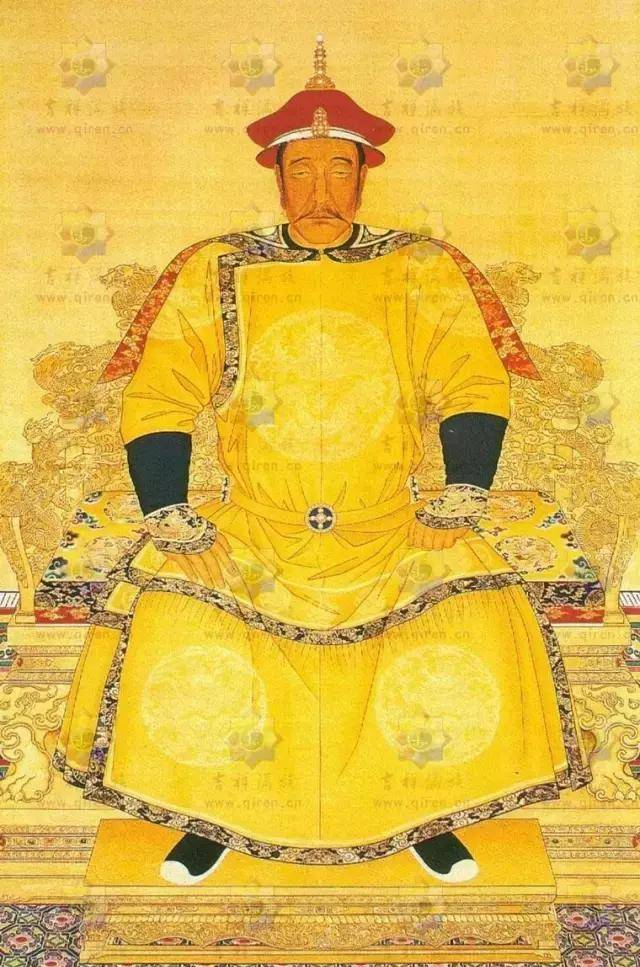清朝历代皇帝画像欣赏，坐姿出奇地相似