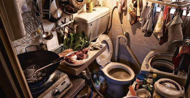 香港人真正的“蜗居”，一家三口仅住四五个平方