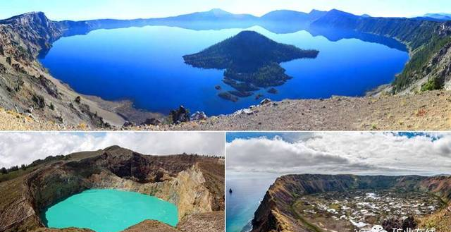 20个地球上最引人注目的火山口湖泊