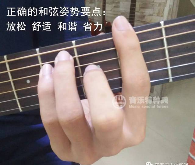 吉他初学者左右手的正确手势及和弦转换练习技巧