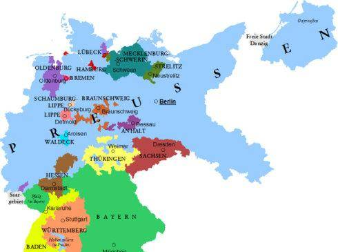 六张地图搞懂德国的版图变迁，虽然领土严重缩水，但还是强国！