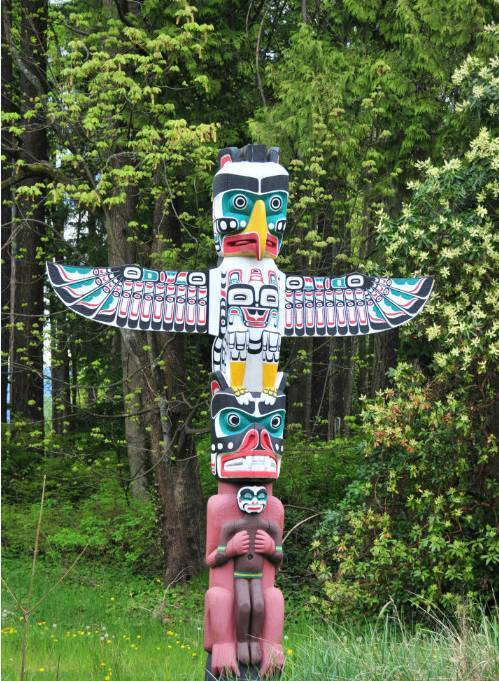 图腾柱——温哥华的木头纪念碑