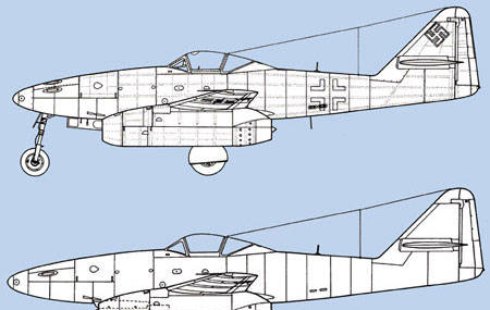 二战德国空军Me262喷气式战机作战简史
