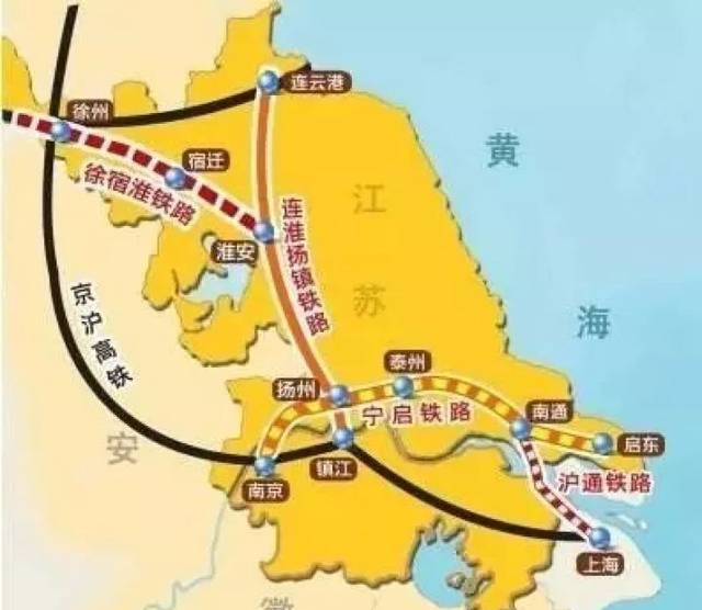 南通铁路地区总图规划出炉！你关心的那些铁路，进展如何？