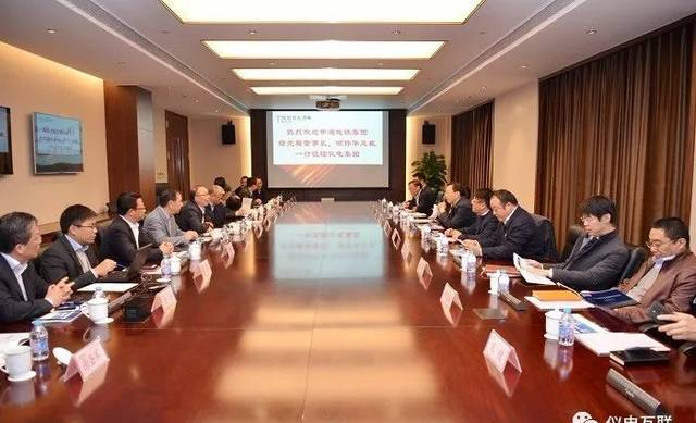 申通集团董事长俞光耀、总裁顾伟华一行到访上海仪电