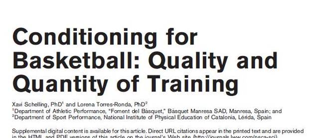 【体能实践】篮球专项的体能训练：训练方式的质量与数量
