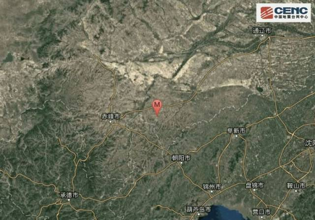 今日下午2:43分，赤峰发生地震！这里震感最强......