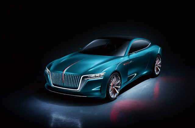 红旗“E·境”GT Concept概念车首次亮相，这才是未来的中国汽车