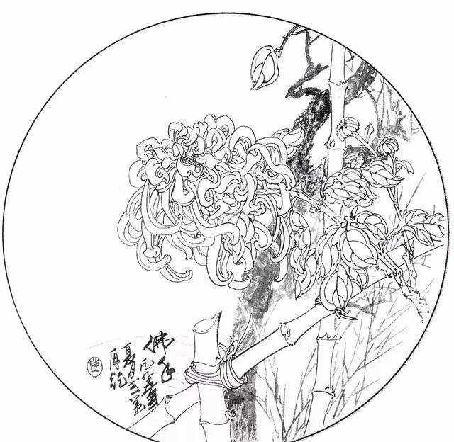 49幅经典高清国画白描作品