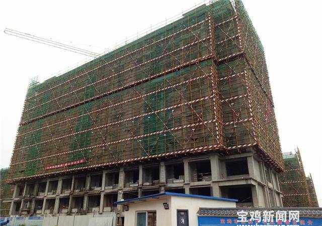宝鸡渭滨中学迁建项目已完工65% 2019年秋季将投入使用