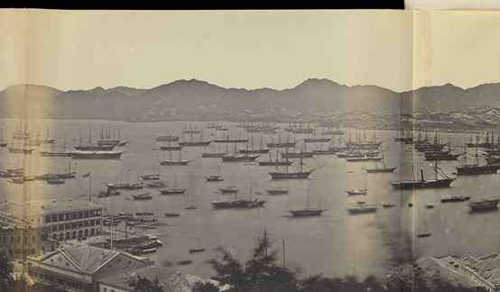 1860 发“1860年英法舰队集结香港”照，《纽约时报》记者想表达什么？