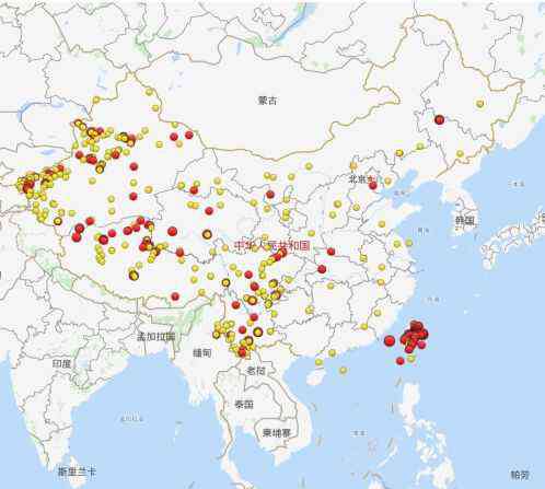 云南地震带分布图 2018年云南共发生三级以上地震44次！速看2018地震活动大盘点