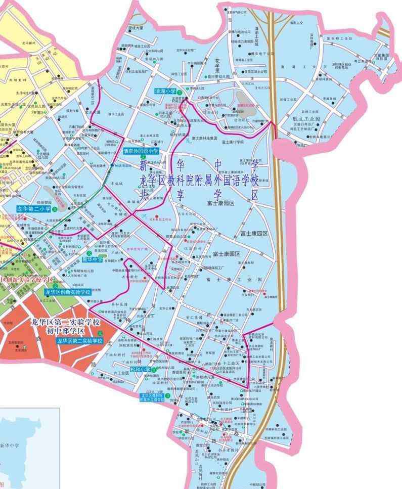 龙华区教育局 深圳市龙华区教育局关于龙华区龙华第三小学等三所公办学校招生范围的公告