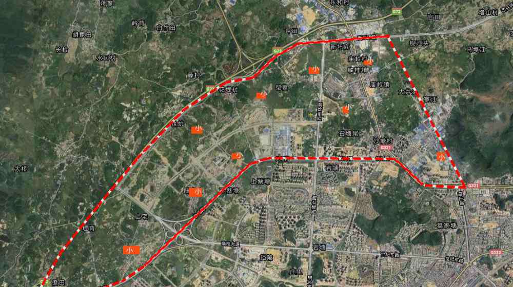 机场路小学 在桂林临桂新区机场路以北片区，居然规划了9个小学用地