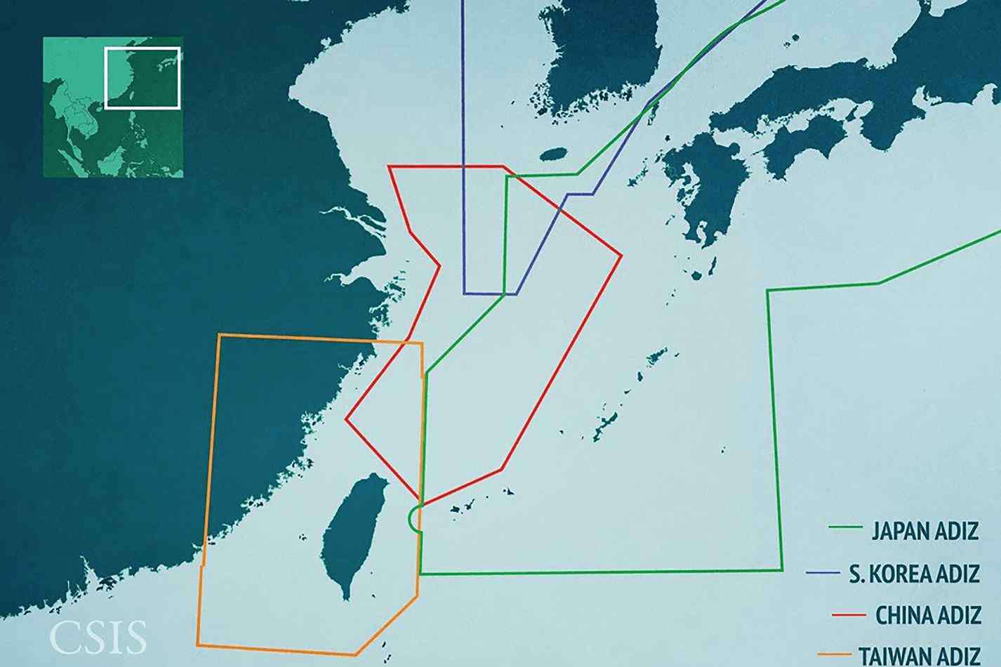中国防空识别区 中国为何设立防空识别区？第一块在此，范围巨大