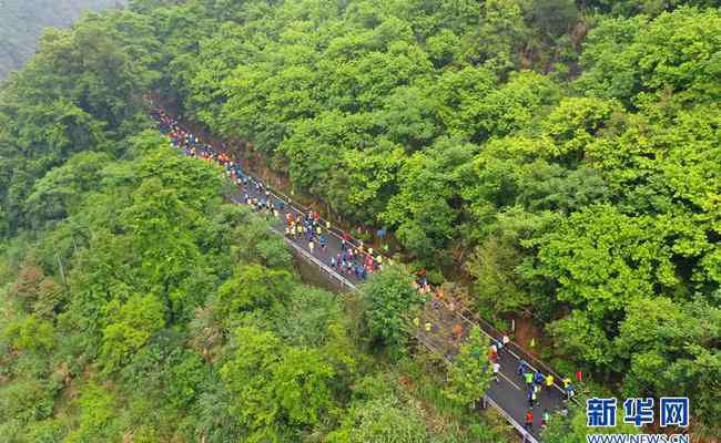 东溪大峡谷 航拍：福建永春高山徒步赛 奔跑在“最美赛道”上