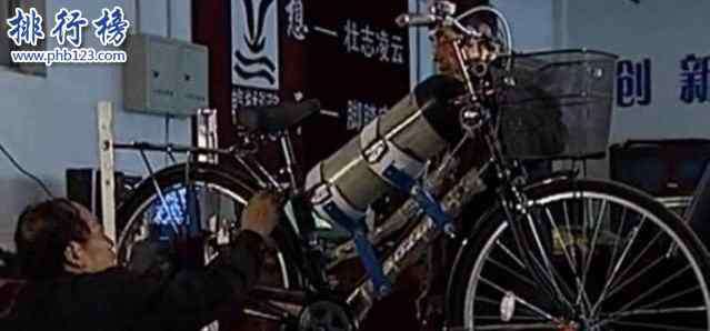 空气动力自行车 空气自行车：中国民间发明家研发空气动力自行车，成果良好