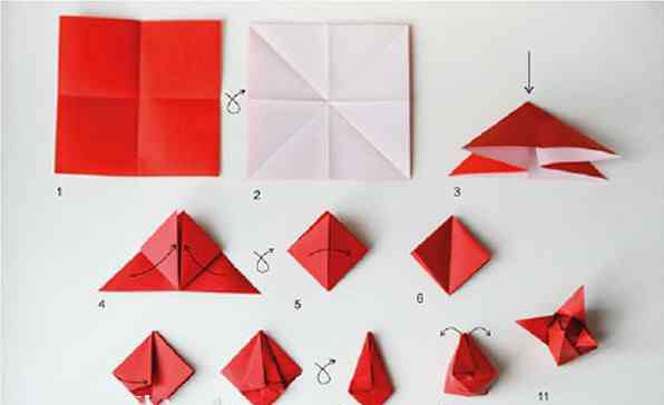 百合花的折法 简单漂亮百合花折法教程
