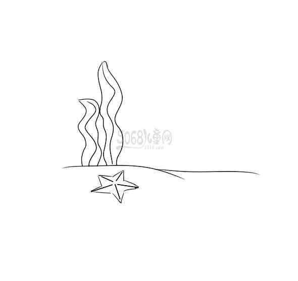 又漂亮又简单的海底画 又简单又好看的海底世界简笔画原创教程步骤