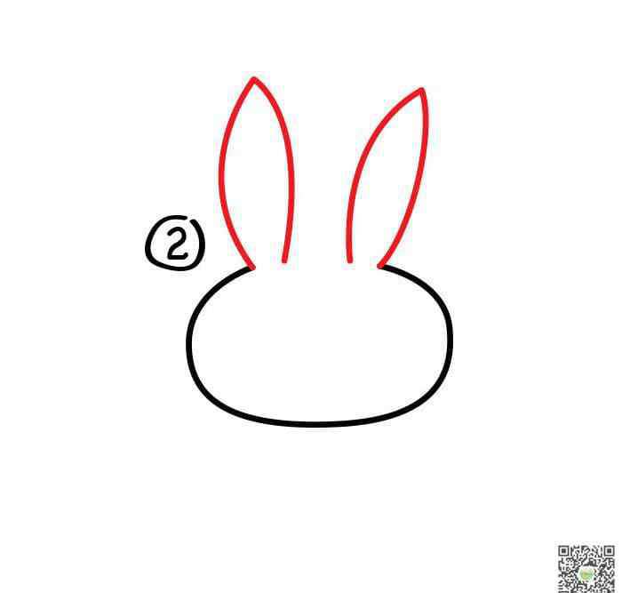 可爱小兔子图片简单画 兔子的简笔画图片步骤-可爱的小白兔