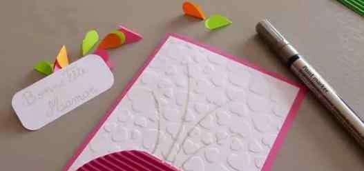 爱心卡片制作图片 彩色爱心贺卡制作教程图解