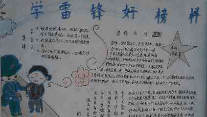 雷锋素描 学雷锋纪念日手抄报素描-向雷锋学习