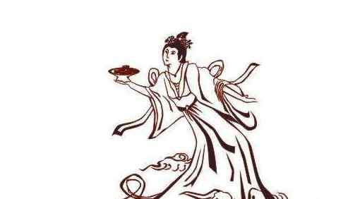 仙女简笔画 人物简笔画大全_仙女采花