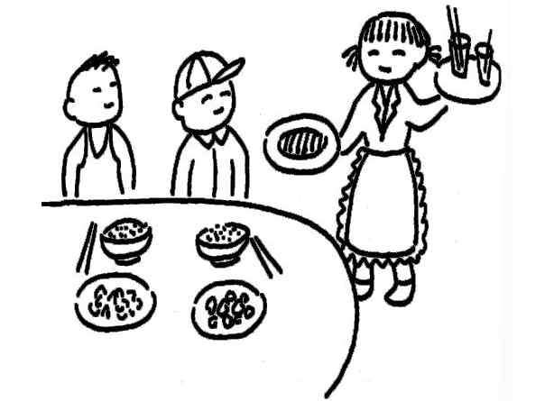 母亲简笔画 母亲人物简笔画大全-妈妈给我做饭