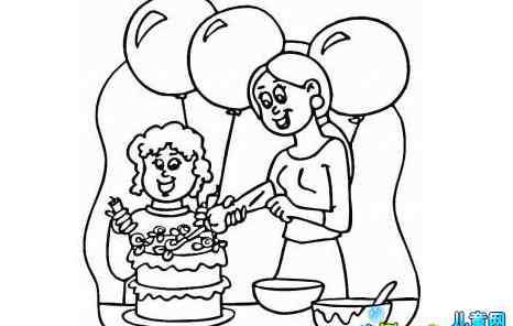做饭简笔画 母亲人物简笔画大全-妈妈给我做饭