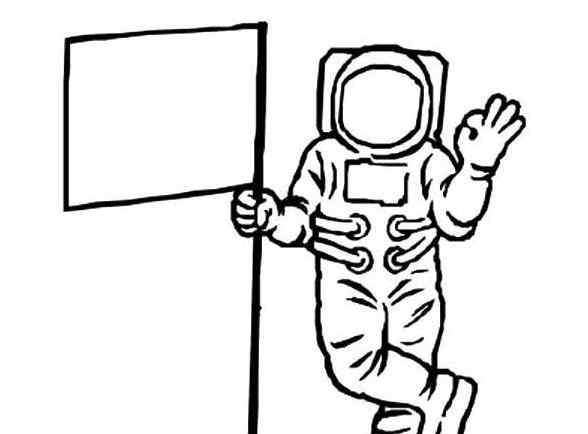 宇航员怎么画 宇航员的漫画人物简笔画图片