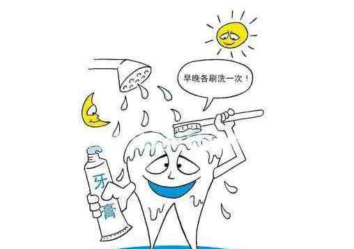 牙齿怎么画 人物简笔画大全-爱护牙齿
