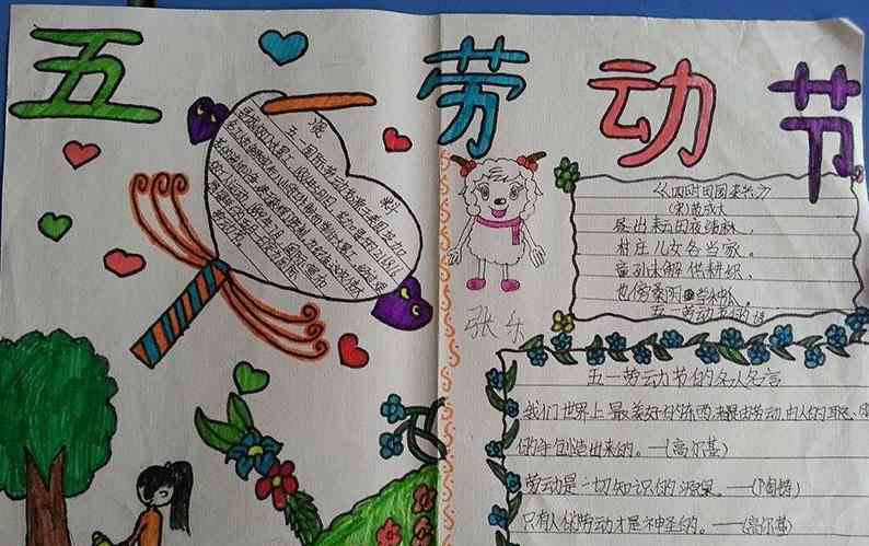 五一劳动节小报 五一劳动节手抄报简单又漂亮_劳动节小报手抄报简单