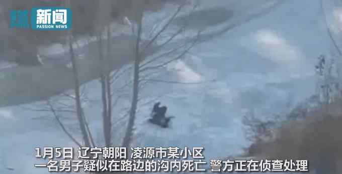 辽宁一男子醉酒跌入沟中被冻死 现场画面令人痛心！