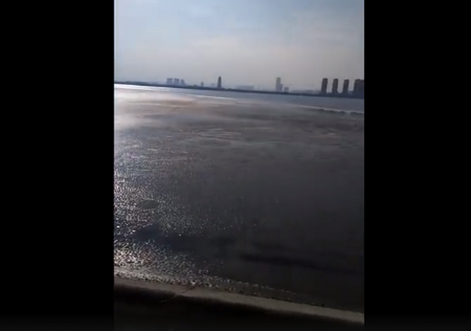 钱塘江都结冰了 青岛海边浪花也直接被冻住 市民拍下罕见一幕！文章配图