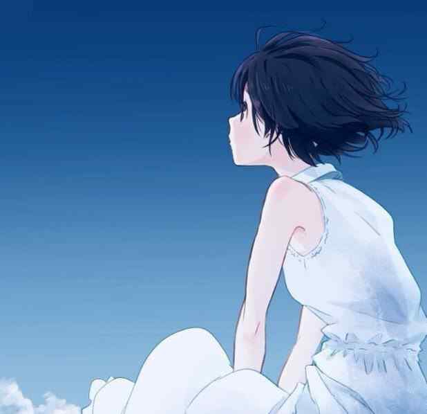 水蓝色女孩 【第491期】动漫套图：高清无水印蓝色系女生动漫套图