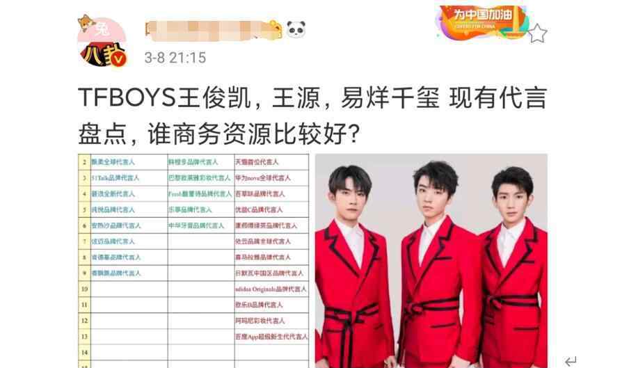 tfboys代言的肯德基 TFBOYS代言盘点，易烊千玺商务资源最好，但最受品牌方青睐的却是他？