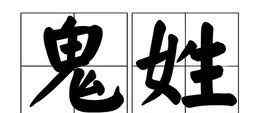 族之鬼 中国已经灭绝的一个姓氏，全国找不出一人，此姓的人身份非同一般