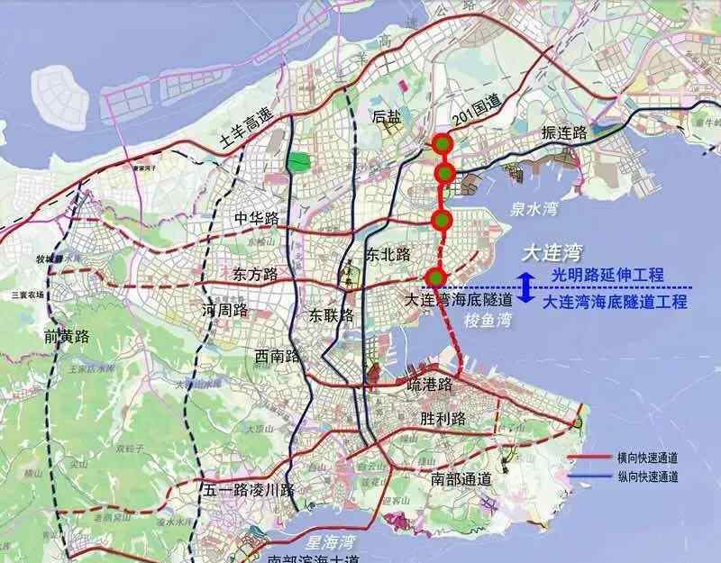 大连湾海底隧道 大连湾与中山区的距离只有15分钟？大连湾海底隧道最新进展！