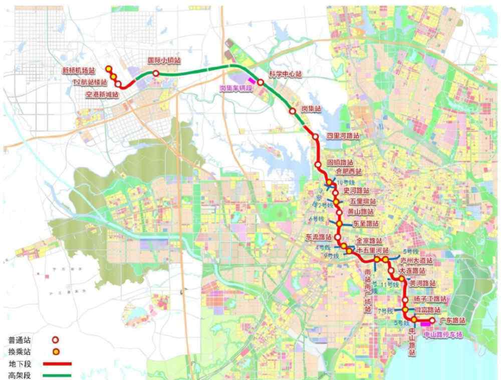 合肥地铁6号线详细站点 合肥地铁6号线一期最新进展！