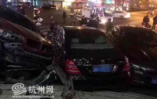 豪车相撞 昨夜五辆豪车相撞到底为何 杭州交警给出事故真相