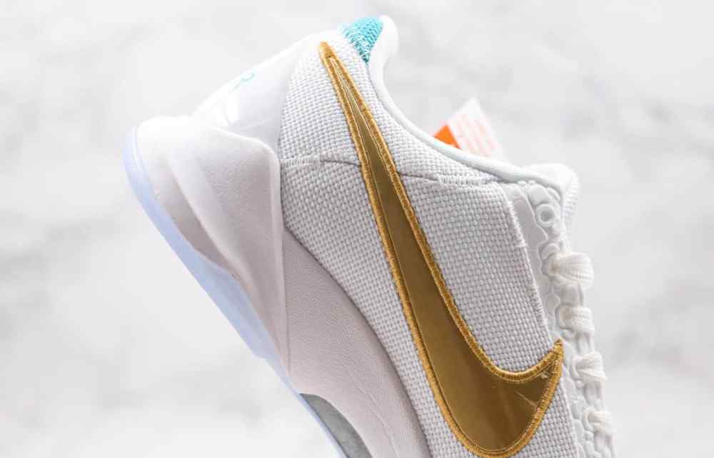 科比5 耐克Nike Kobe 5 Protro联名款科比5代白金色篮球鞋